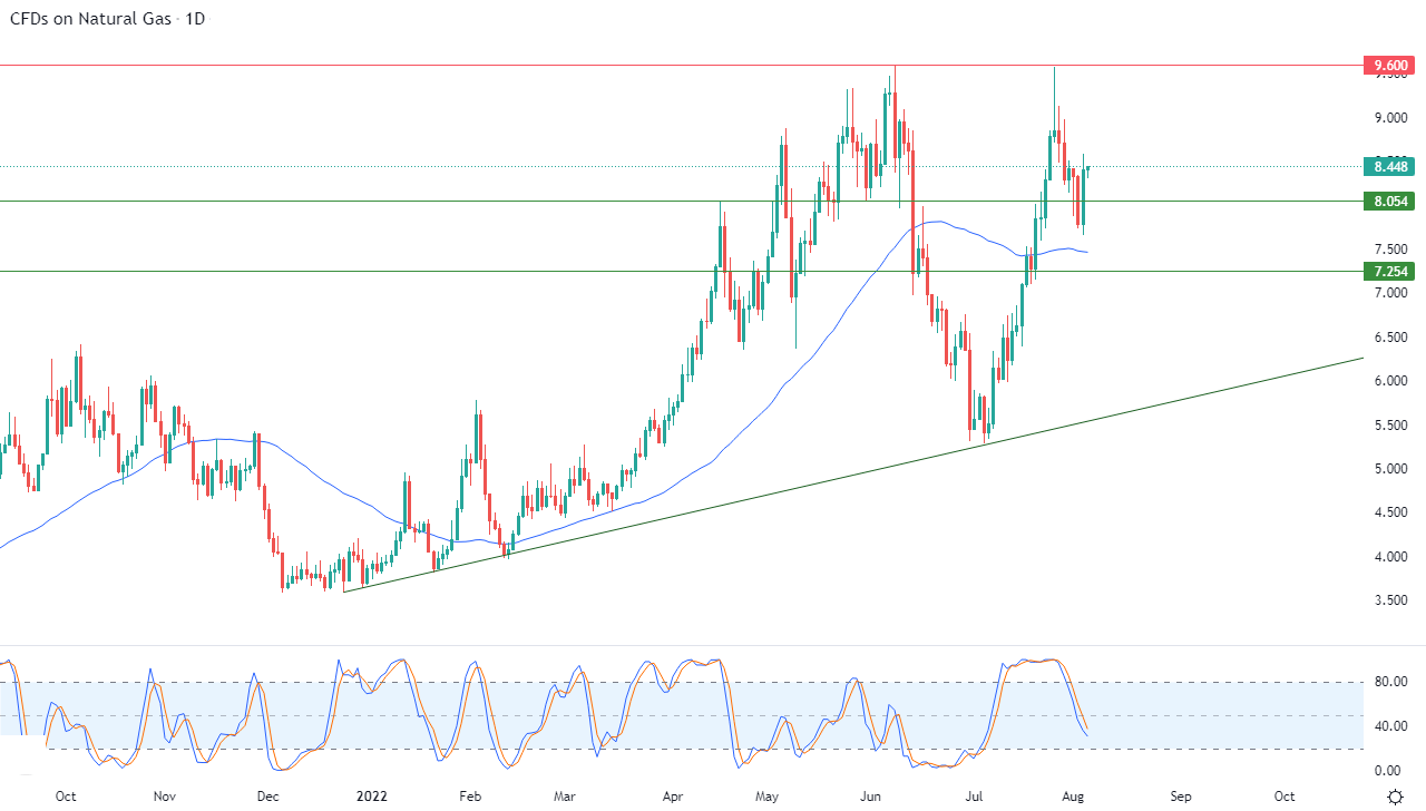 الرسم البياني اليومي للغاز الطبيعي الرسم البياني اليومي للغاز الطبيعي