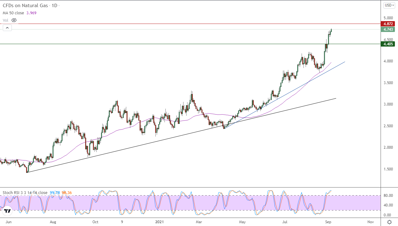 الرسم البياني اليومي للغاز الطبيعي الرسم البياني اليومي للغاز الطبيعي