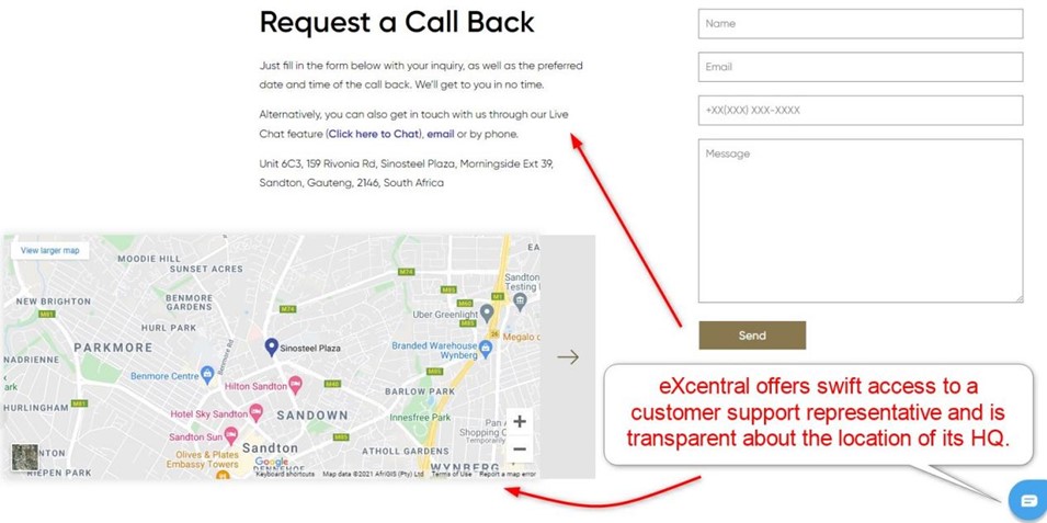 eXcentral Customer Support eXcentral Customer Support