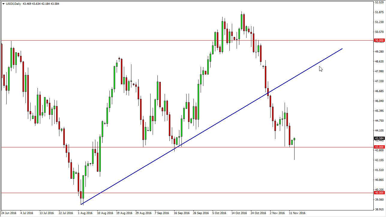 الرسم البياني اليومي للنفط الخام