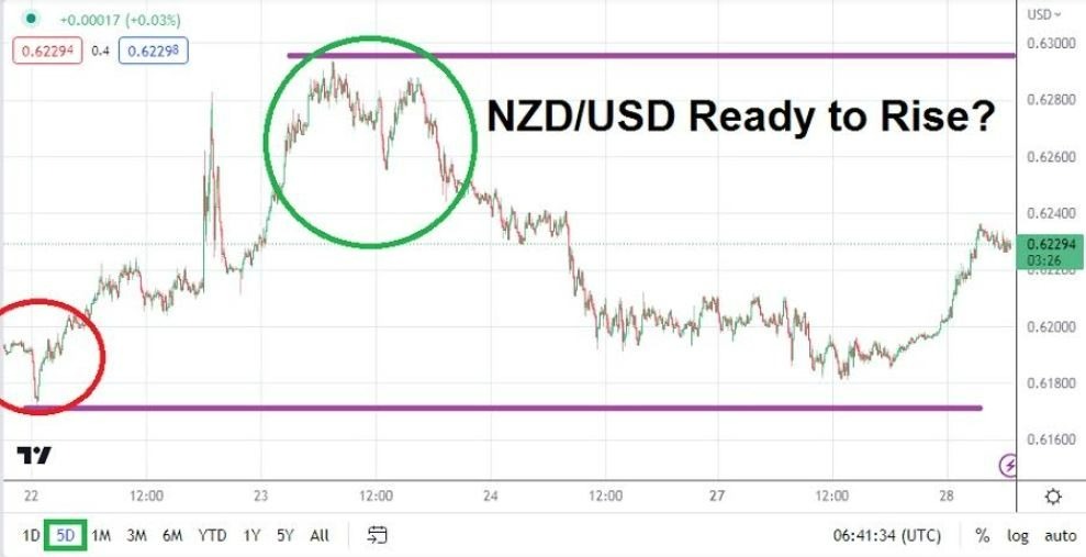 Gráfico del Análisis Técnico NZD/USD
