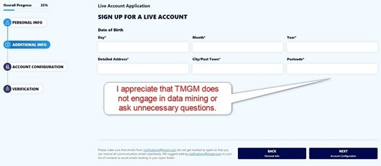 TMGM Account Opening Step 2 TMGM Account Opening Step 2