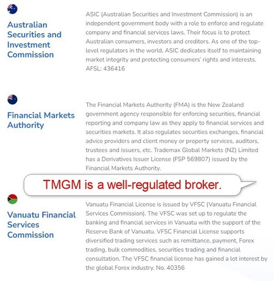 TMGM Regulation TMGM Regulation
