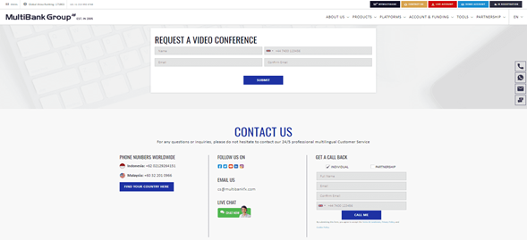 Asistencia al Cliente de MultiBank