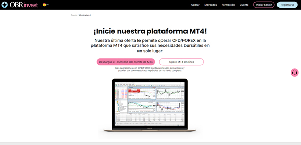Plataforma MT4 - OBRinvest Plataforma MT4 - OBRinvest