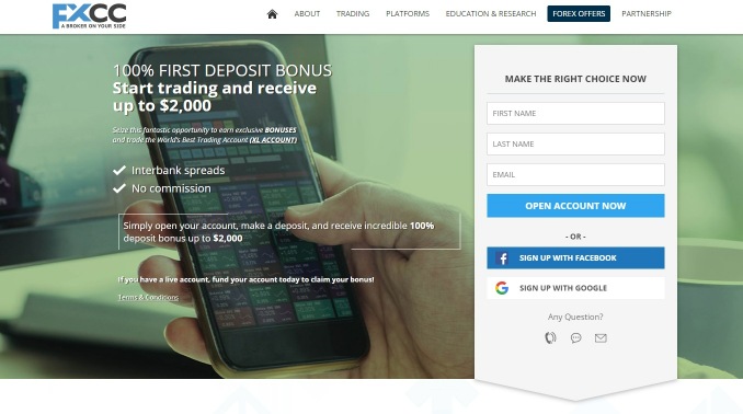 FXCC Bonuses FXCC Bonuses