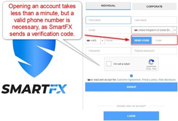 SmartFX Account Opening SmartFX Account Opening