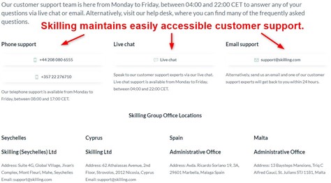 Skilling Customer Support Skilling Customer Support