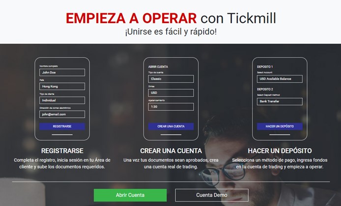 Como Abrir una Cuenta Tickmill Como Abrir una Cuenta Tickmill