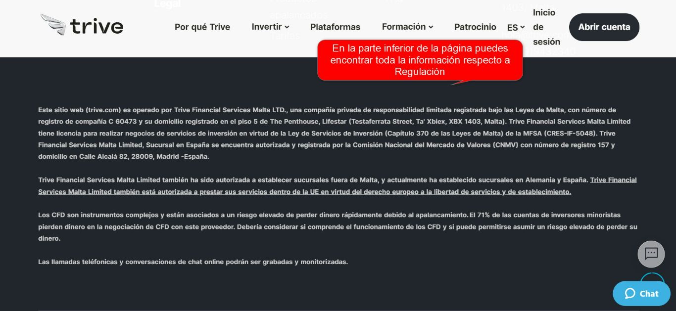 Trive Regulación y Seguridad