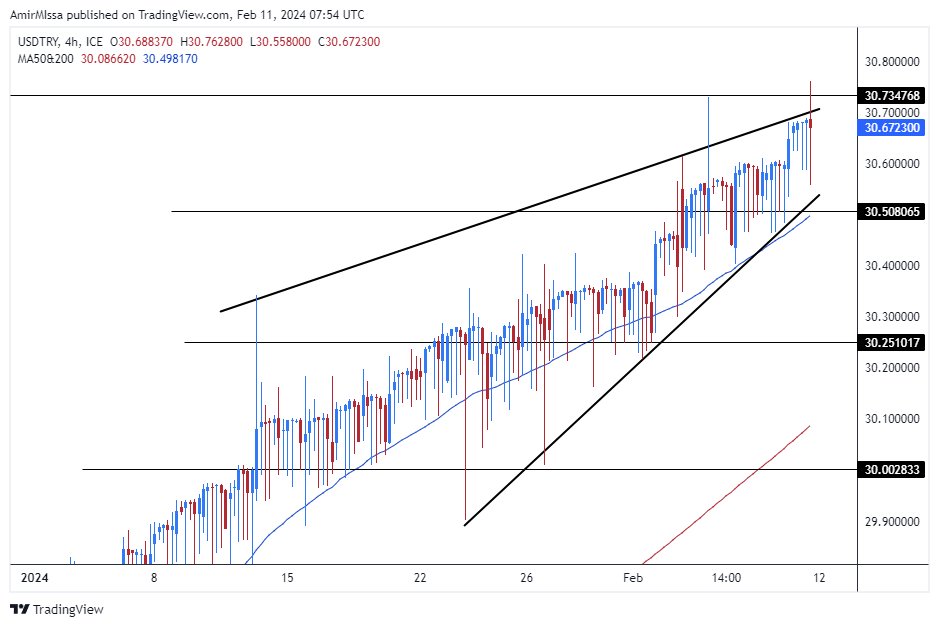الرسم البياني الأسبوعي لزوج الليرة التركية/الدولار الأمريكي الرسم البياني الأسبوعي لزوج الليرة التركية/الدولار الأمريكي