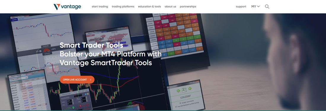Vantage FX - Características unicas