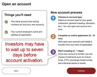 Vanguard Account Opening Vanguard Account Opening