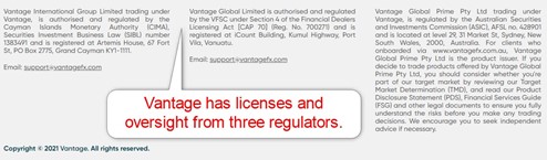 Vantage Regulators Vantage Regulators