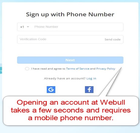 Webull Account Opening Form Webull Account Opening Form