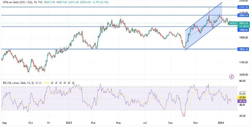 XAU/USD Hoy: Análisis Técnico 25/01 Gráfico | DailyForex.com