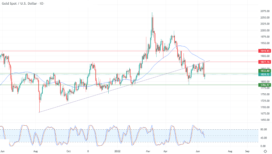 الرسم البياني اليومي للذهب الرسم البياني اليومي للذهب