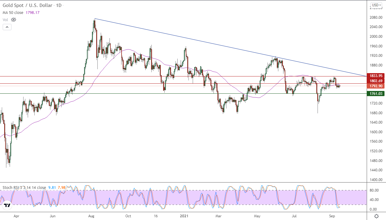 الرسم البياني اليومي للذهب الرسم البياني اليومي للذهب