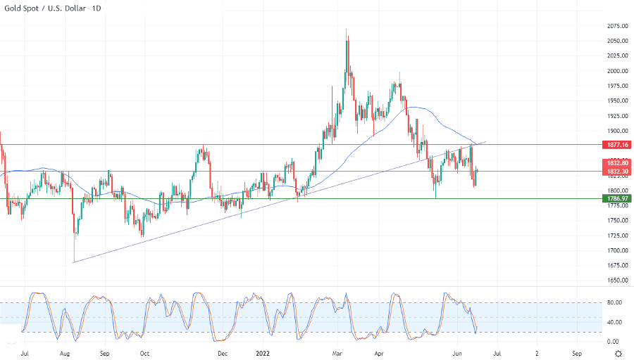 الرسم البياني اليومي للذهب الرسم البياني اليومي للذهب