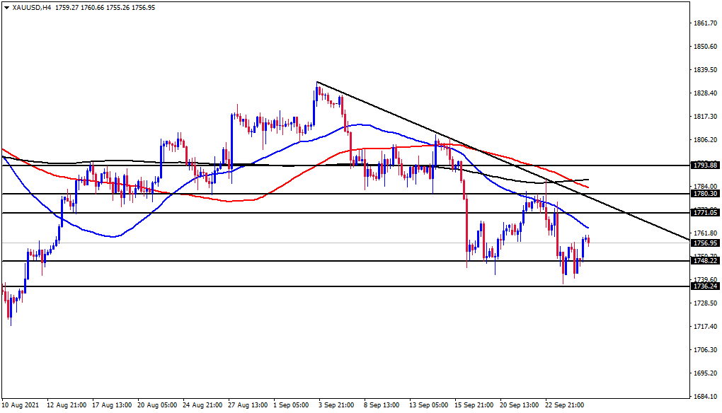 الرسم البياني اليومي للذهب