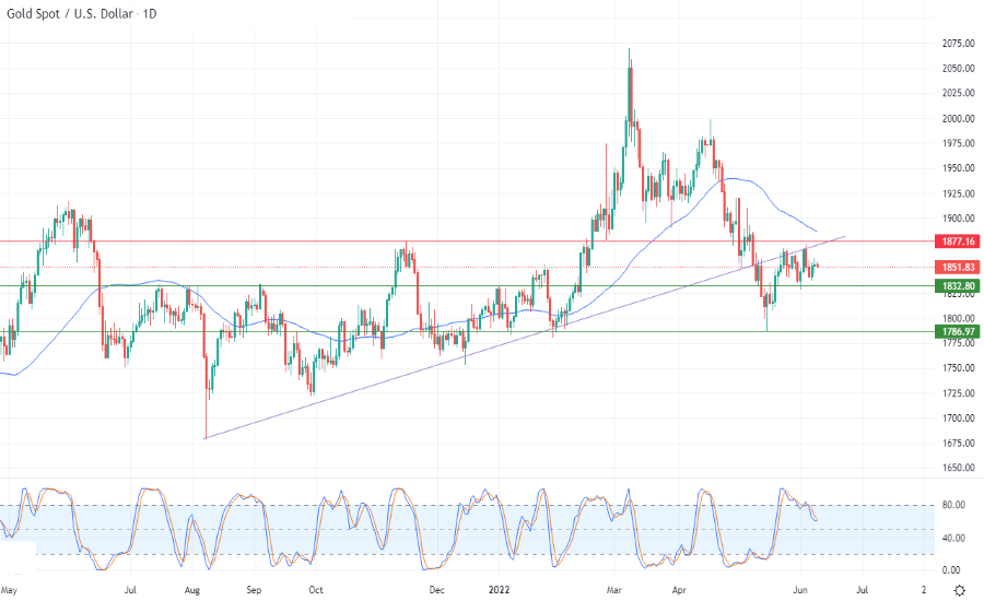 الرسم البياني اليومي للذهب الرسم البياني اليومي للذهب