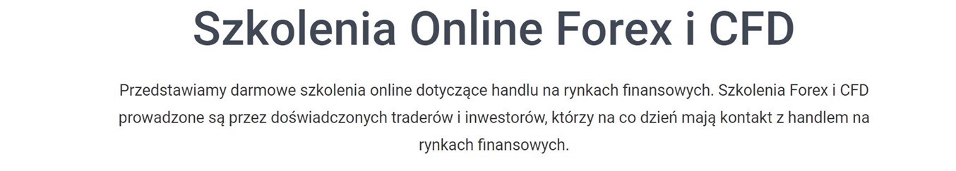 Szkolenia Forex i CFD z Admiral Markets