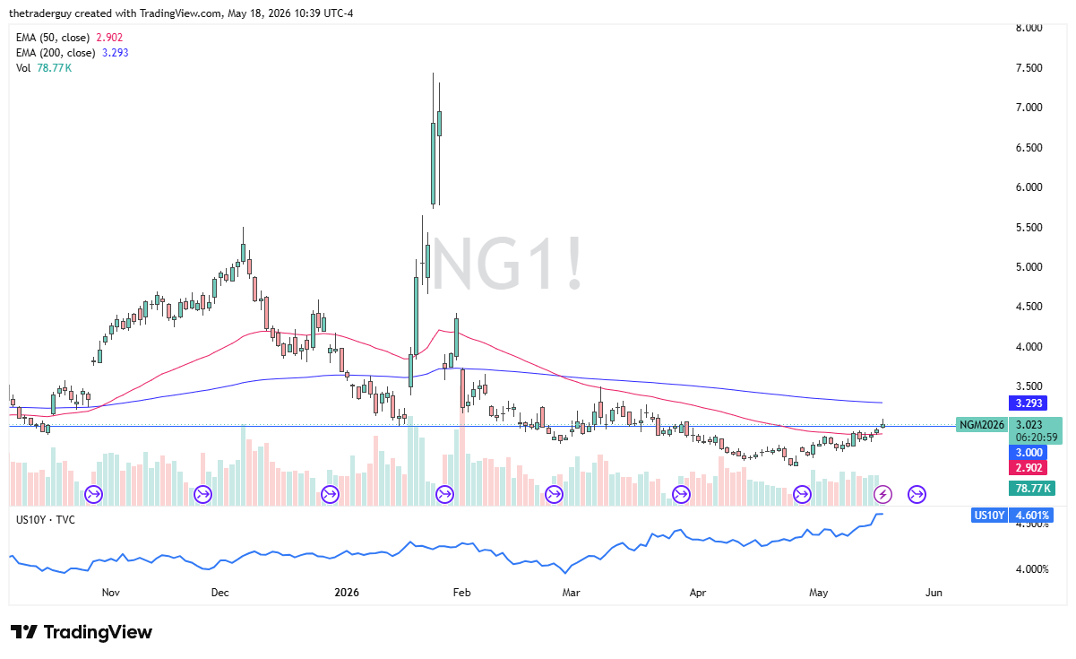 Natural Gas Forecast Today 19/05: Prices Rally (Chart)