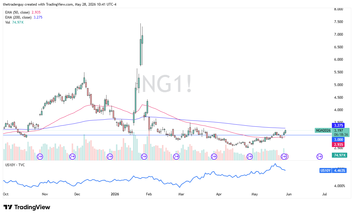 Natural Gas Forecast Today 29/05: Rally (Chart)